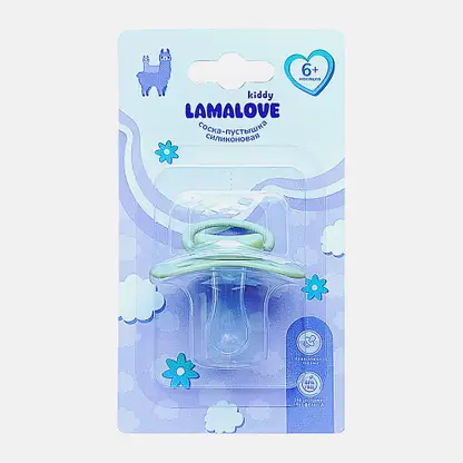 Соска-пустышка Lamalove 18675 силиконовая 6+ в ассортименте