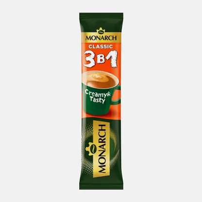 Кофейный напиток 3 в 1 Классик Monarch 13.5г