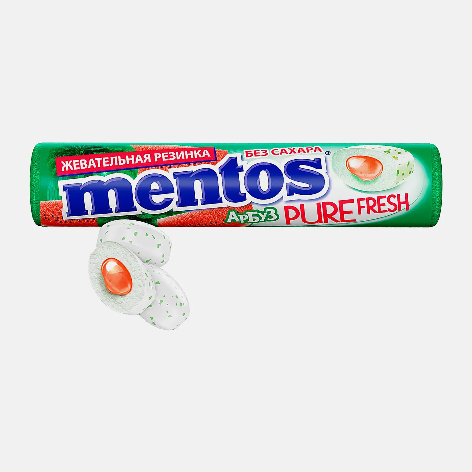 Изображение товара Жевательная резинка Pure Fresh Арбуз Mentos 15.5г