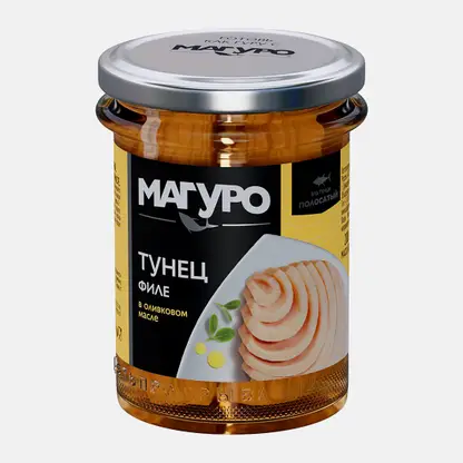 Тунец Магуро в оливковом масле 200г