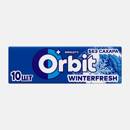 Жевательная резинка Orbit Winterfresh без сахара 13.6г