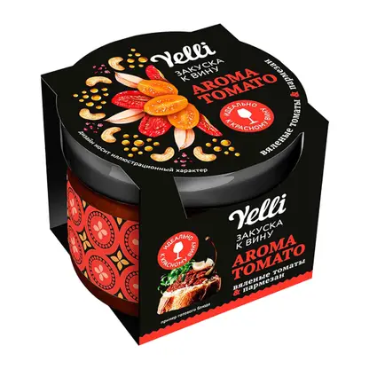 Изображение товара Закуска к вину Yelli Aroma Tomato томат и пармезан 100г