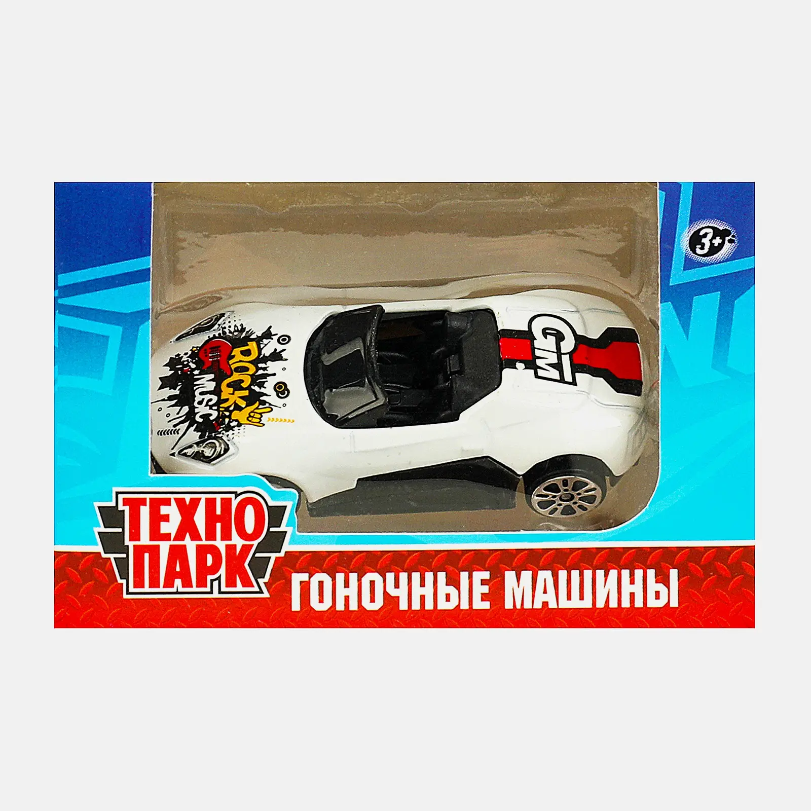 Машина Технопарк спортивная металлическая 7.5см в ассортименте