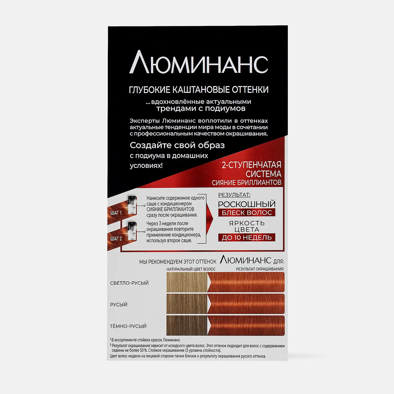 Стойкая краска для волос Люминанс профессиональная 8.87 Дерзкий медовый 165мл