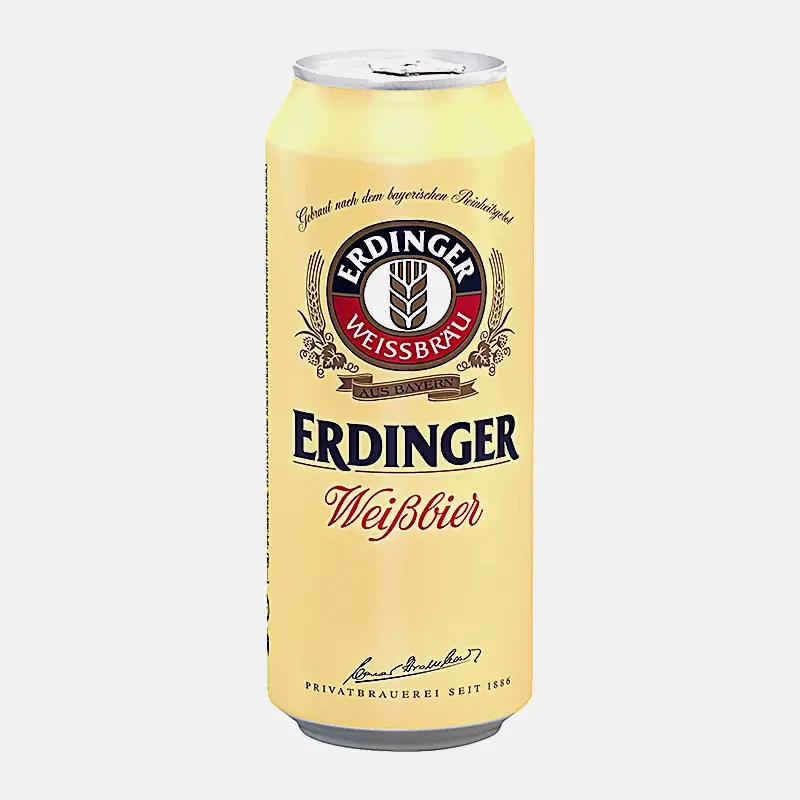 Пиво Erdinger Weissbier светлое нефильтрованное непастеризованное 5.3% 500мл Пиво Erdinger Weissbier светлое нефильтрованное непастеризованное 5.3% 500мл