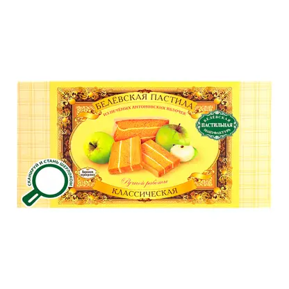 Изображение товара Пастила Мануфактура Яблоко Белевская пастила 200г
