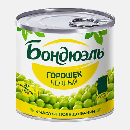 Горошек Бондюэль зеленый 200г