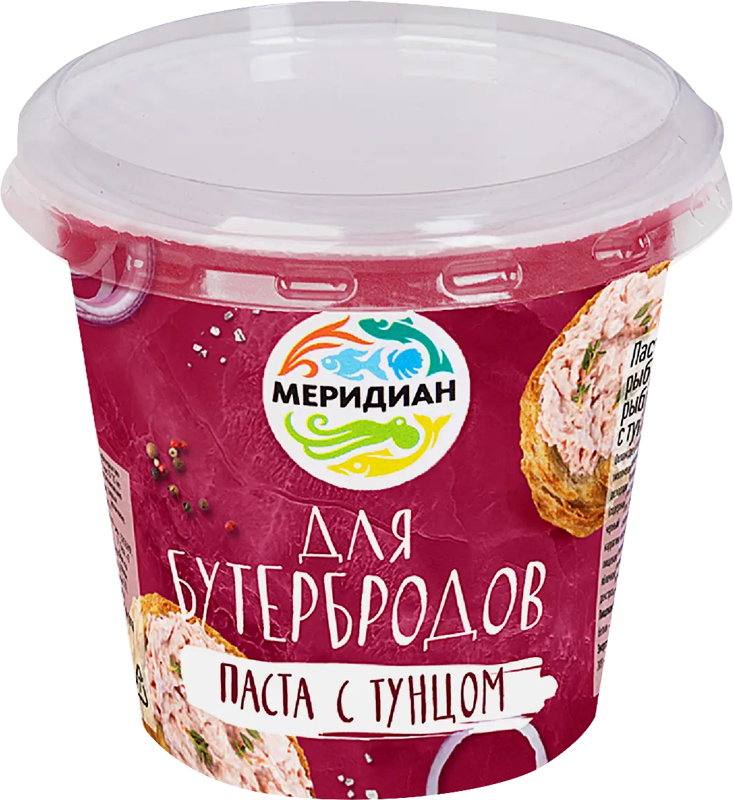 Паста Меридиан с тунцом для бутербродов 140г
