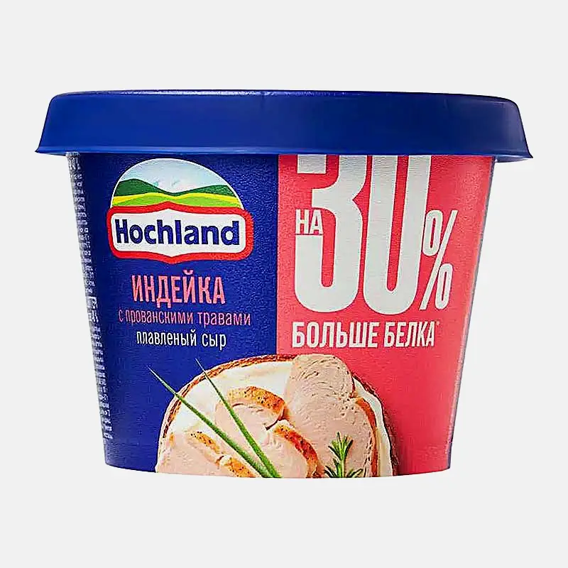 Изображение товара Плавленый сыр со вкусом Индейка с травами Hochland 230г