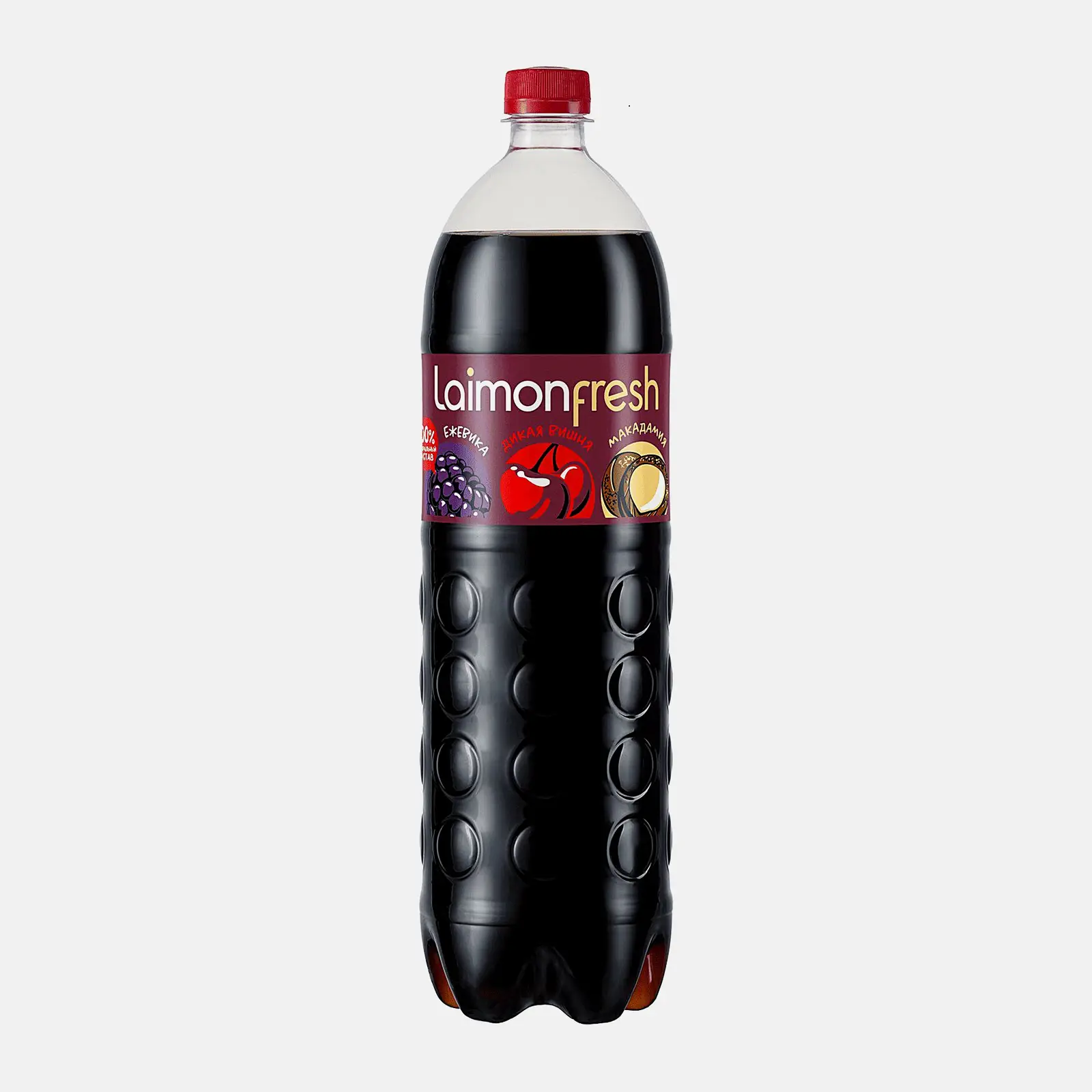 Напиток газированный дикая вишня ежевика и макадамия Laimon Fresh 1.3л Напиток газированный дикая вишня ежевика и макадамия Laimon Fresh 1.3л