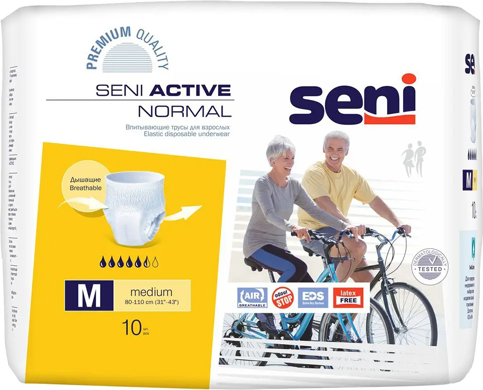 Трусы Seni Active Normal впитывающие M 10шт
