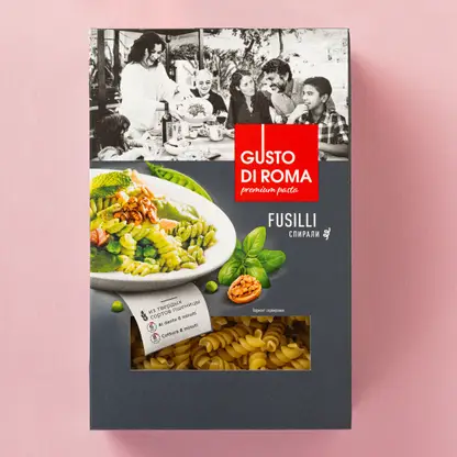 Изображение товара Макароны Gusto Di Roma Fusilli Спирали 400г