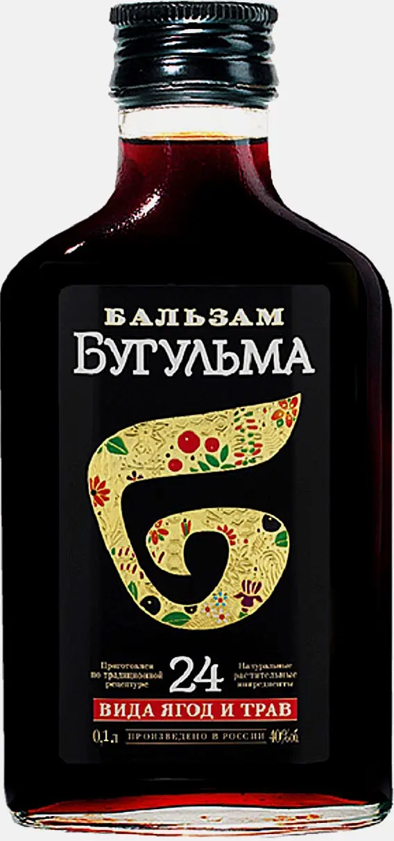 Изображение товара Бальзам Бугульма 40% 100мл натуральный травяной напиток Россия