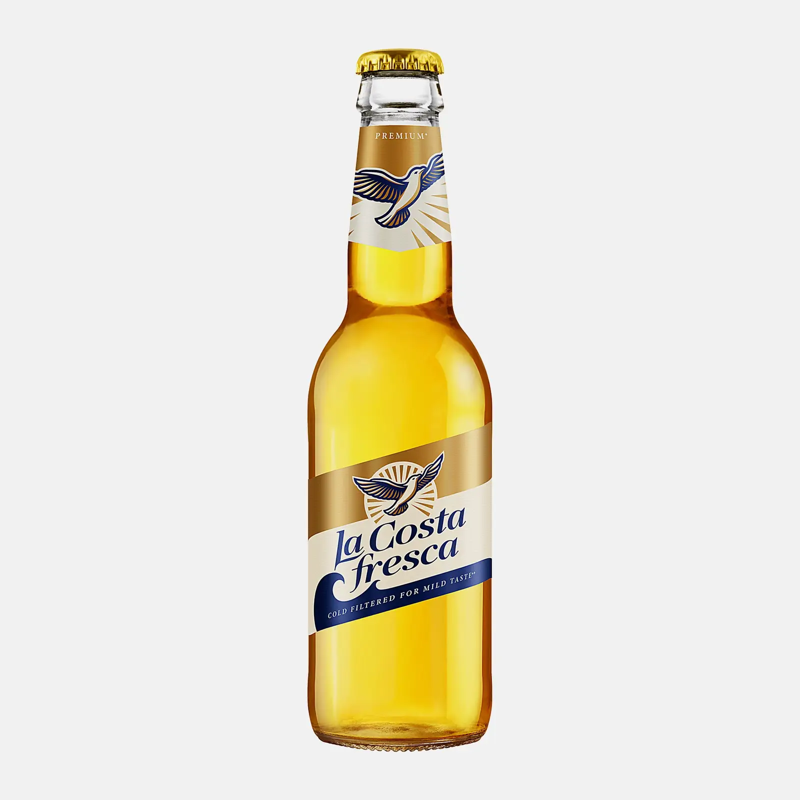 Изображение товара Пиво светлое La Costa Fresca 330мл пастеризованное фильтрованное Россия