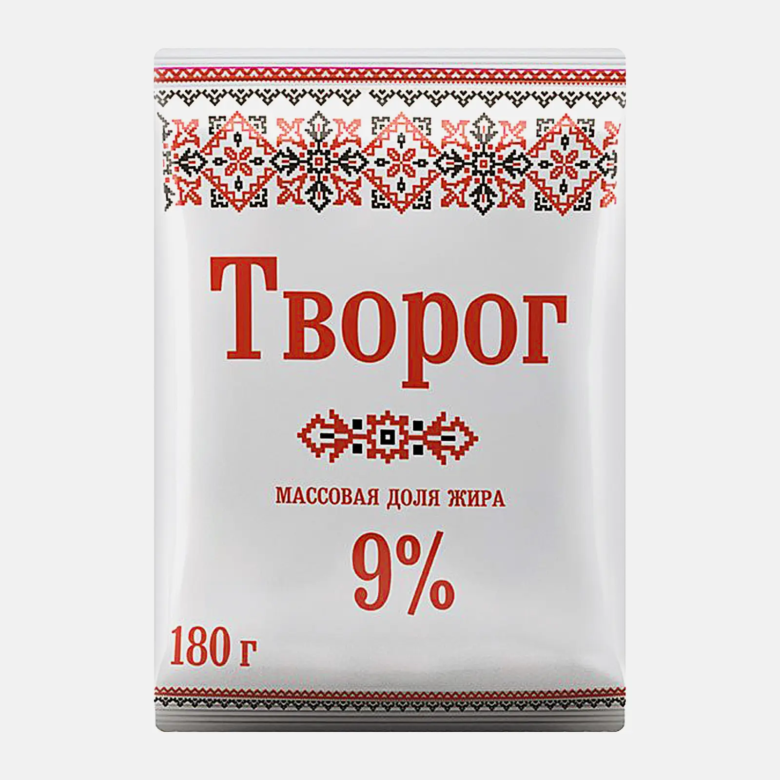 Изображение товара Творог Славянские Кружева 9% 180г - качественный мягкий кисломолочный продукт