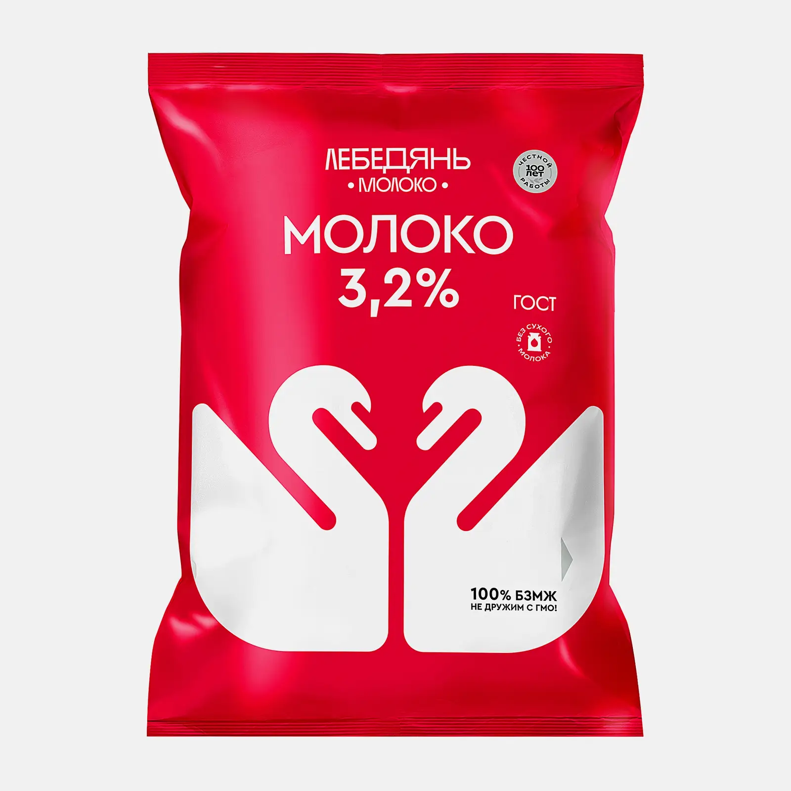 Молоко Лебедяньмолоко пастеризованное 3.2% 900г