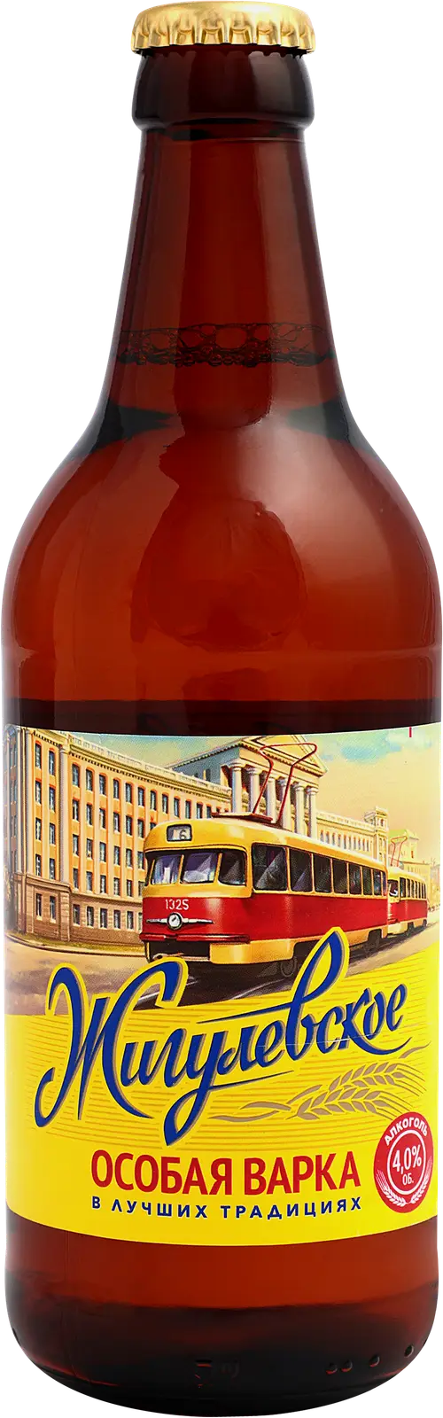 Изображение товара Пиво Жигулевское светлое 440 мл фильтрованное пастеризованное