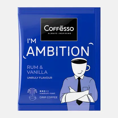Кофе молотый Rum&Vanilla Coffesso 10г