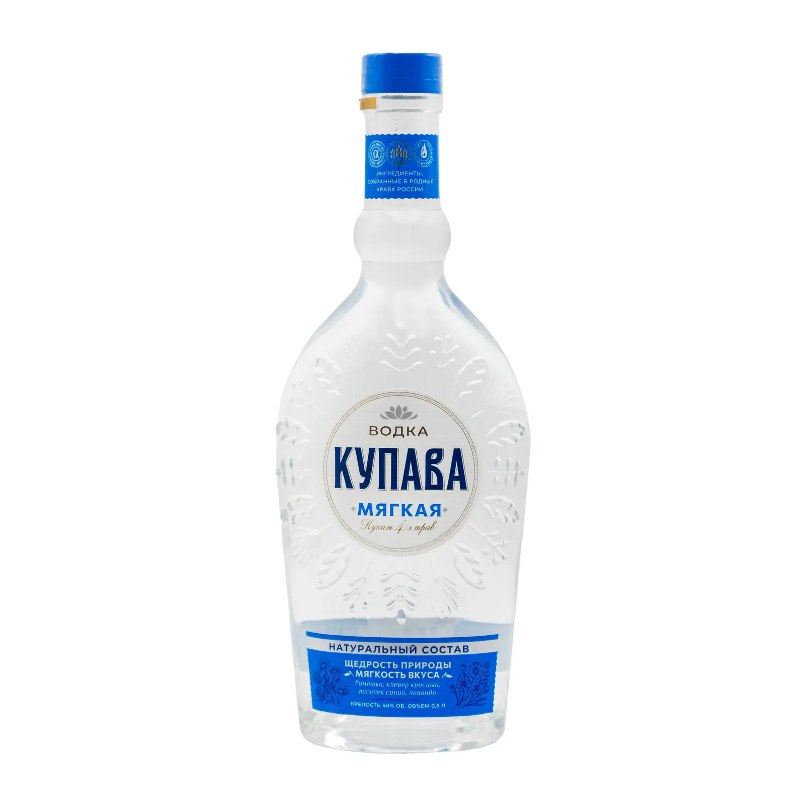Изображение товара Водка Купава Мягкая 40% 500 мл - Купить Водку в России