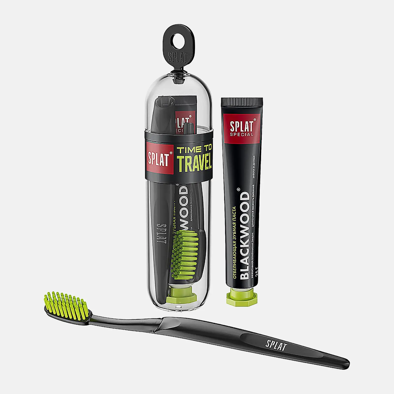 Изображение товара Дорожный набор Splat Special Time to Travel зубная щетка и паста 25г