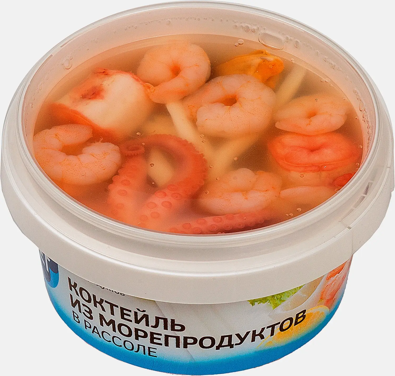 Коктейль морской из морепродуктов в рассоле Балтийский Берег 210г