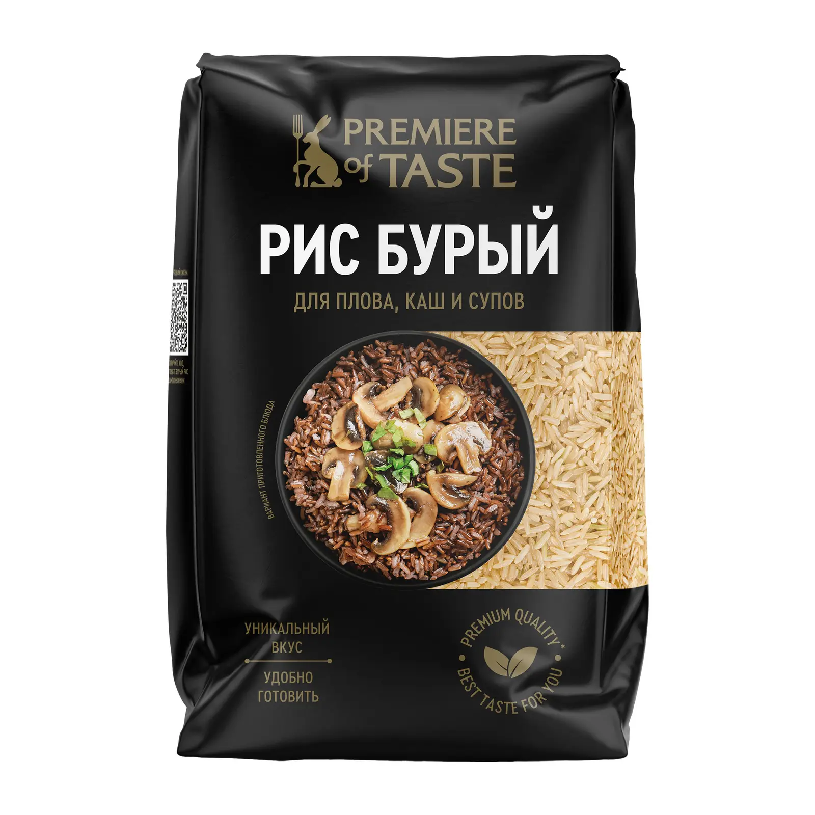 Изображение товара Бурый рис Premiere of Taste 400г натуральный корм для здорового питания