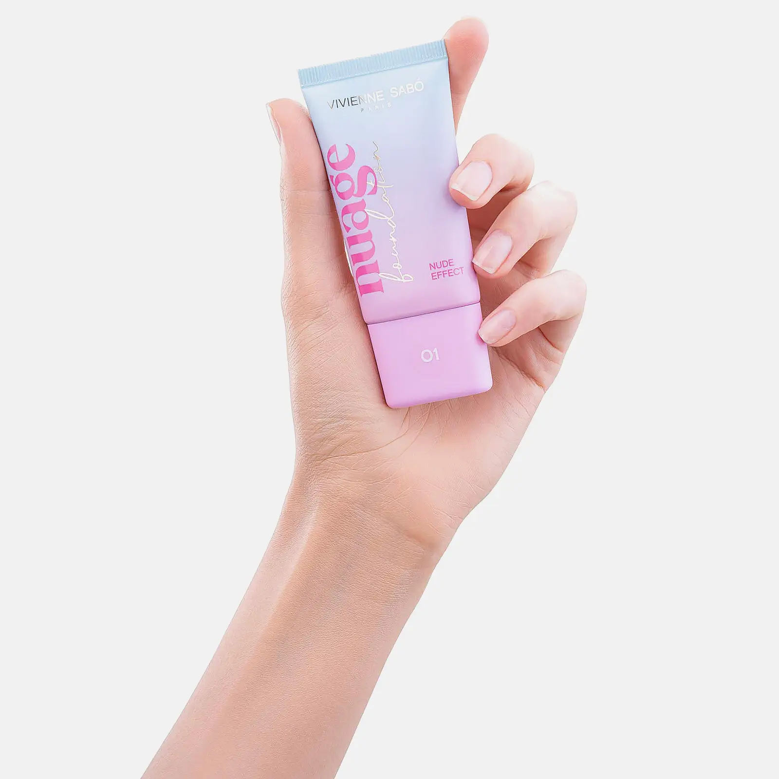 Тональный крем для лица с эффектом естественной кожи тон 01 Vivienne Sabo