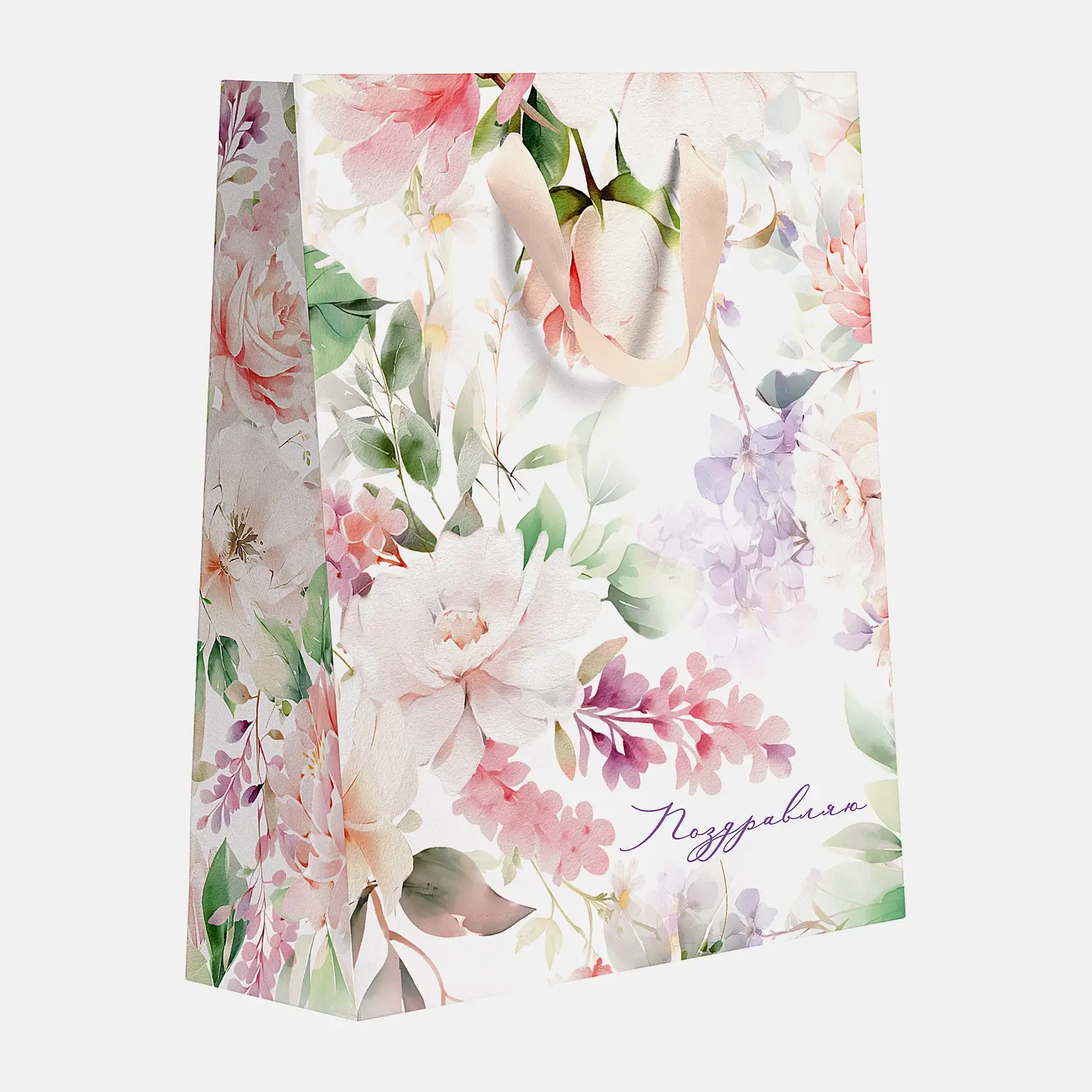 Пакет Пакетико M Romantic 22.7*18*10см в ассортименте