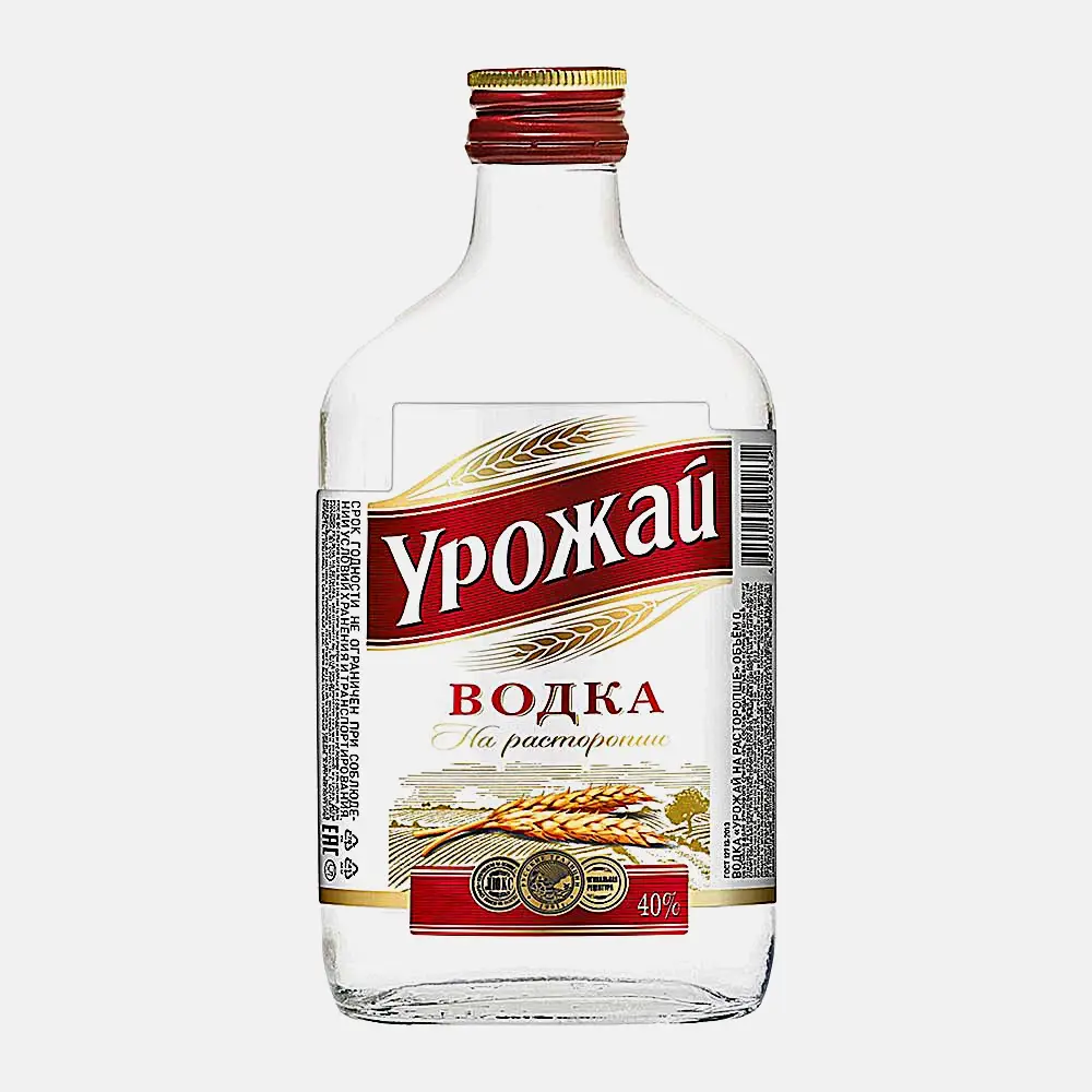 Изображение товара Водка Урожай на расторопше 40% 250мл натуральный алкогольный напиток