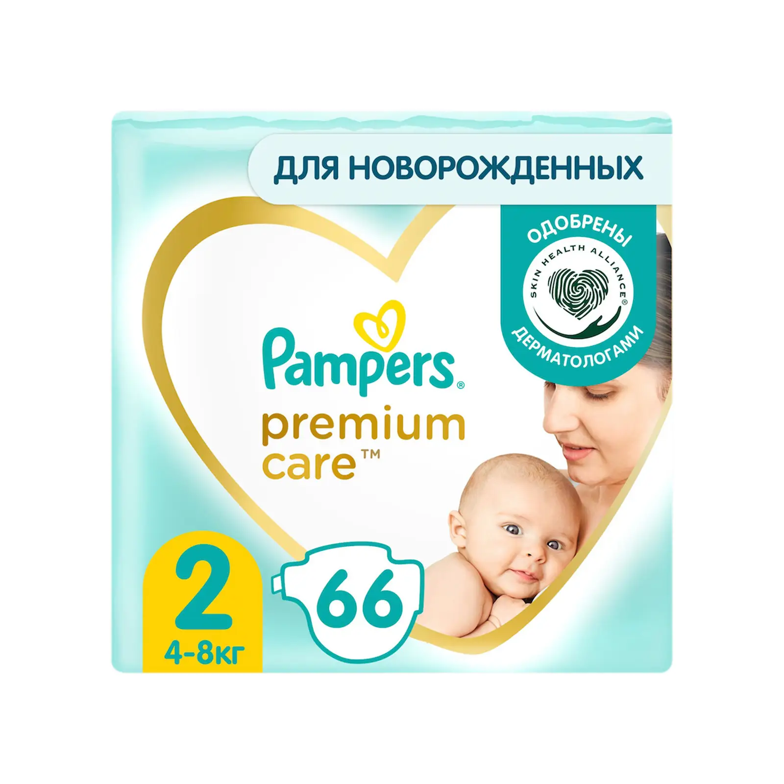 Подгузники Pampers Premium Care Mini 4-8кг 66шт — в каталоге на сайте сети  Магнит | Краснодар