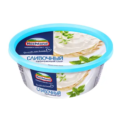 Изображение товара Сыр творожный Hochland сливочный 60% 140г