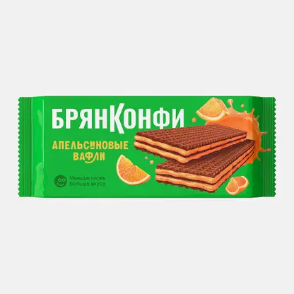 Вафли Брянконфи Апельсиновые 190г