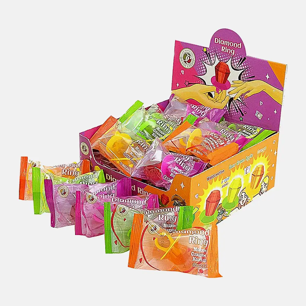 Карамель Dendy Candy леденцовая кольцо Diamond Ring 15г