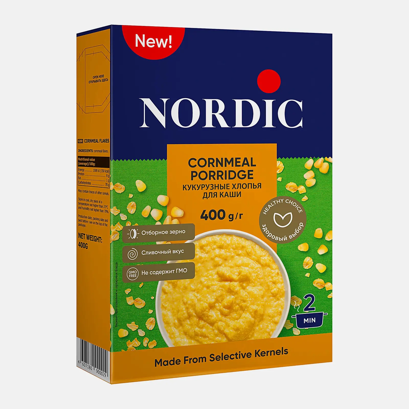 Хлопья кукурузные Nordic 400 - фото 2