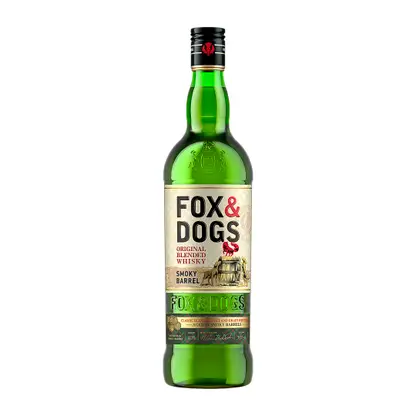 Виски Fox & Dogs смоки баррель 40% 700мл