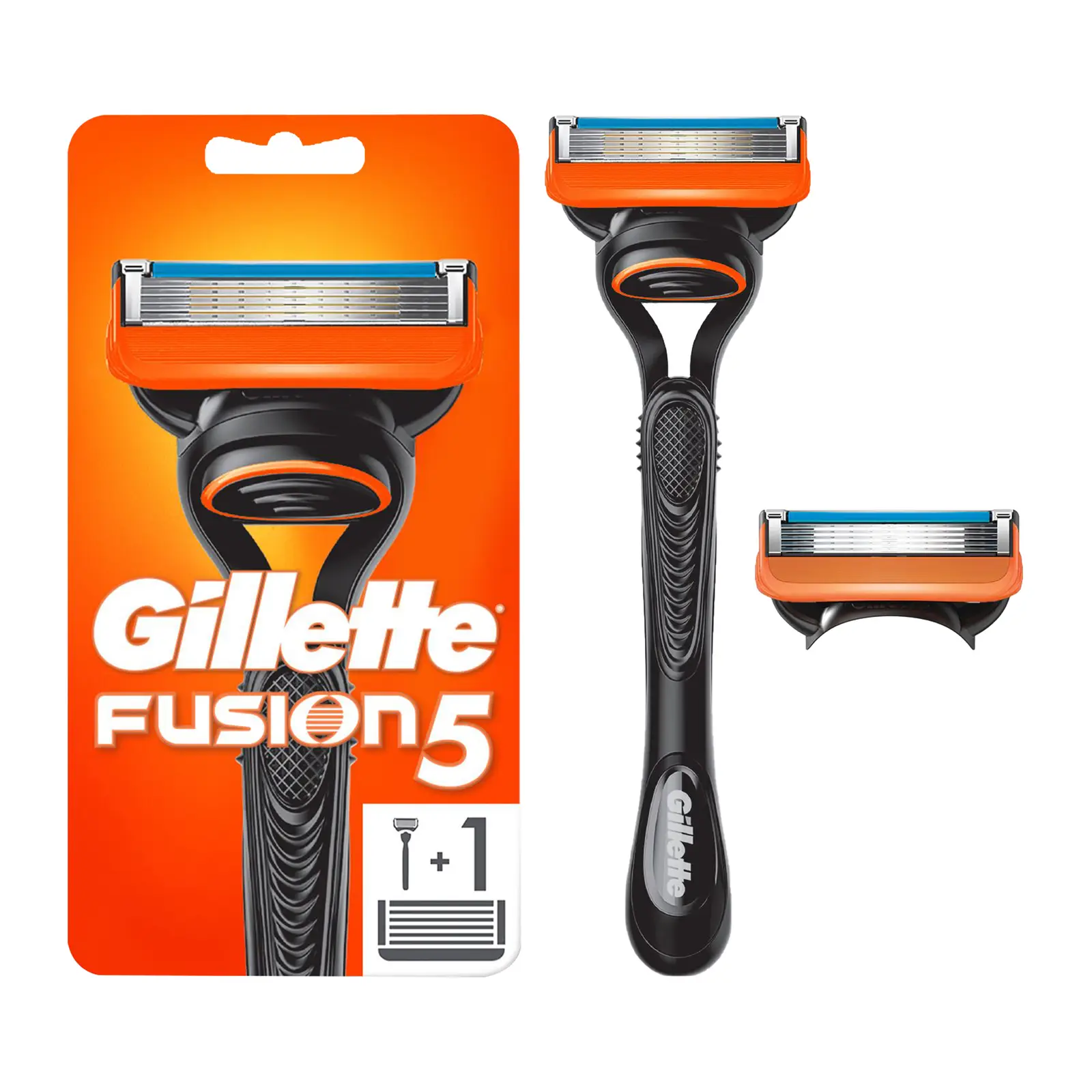 Бритва Gillette Fusion 5 с 2 сменными кассетами