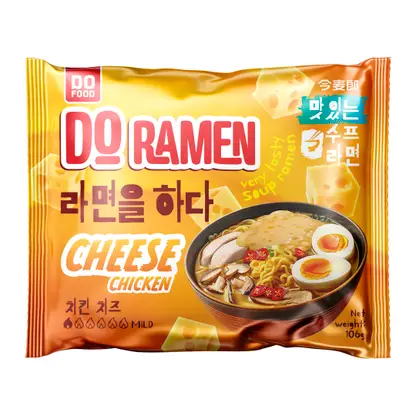 Изображение товара Лапша быстрого-приготовления с сыром со вкусом курицы Do Ramen 106г
