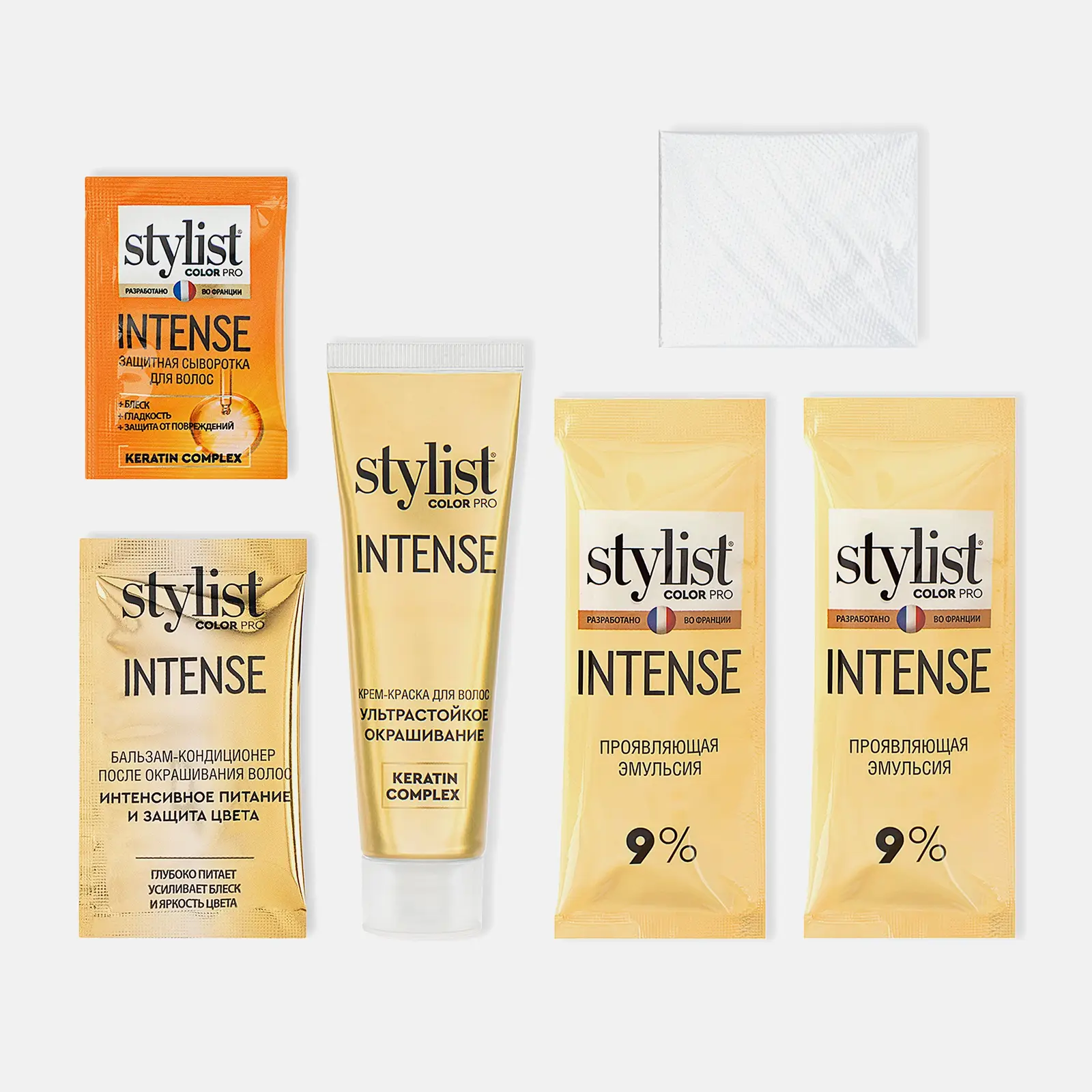 Крем-краска для волос Stylist Color Pro Intense 9.11 Пепельный блонд 118мл