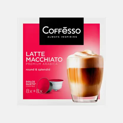 Кофе в капсулах Coffesso Latte Macchiato DG 16шт 172г