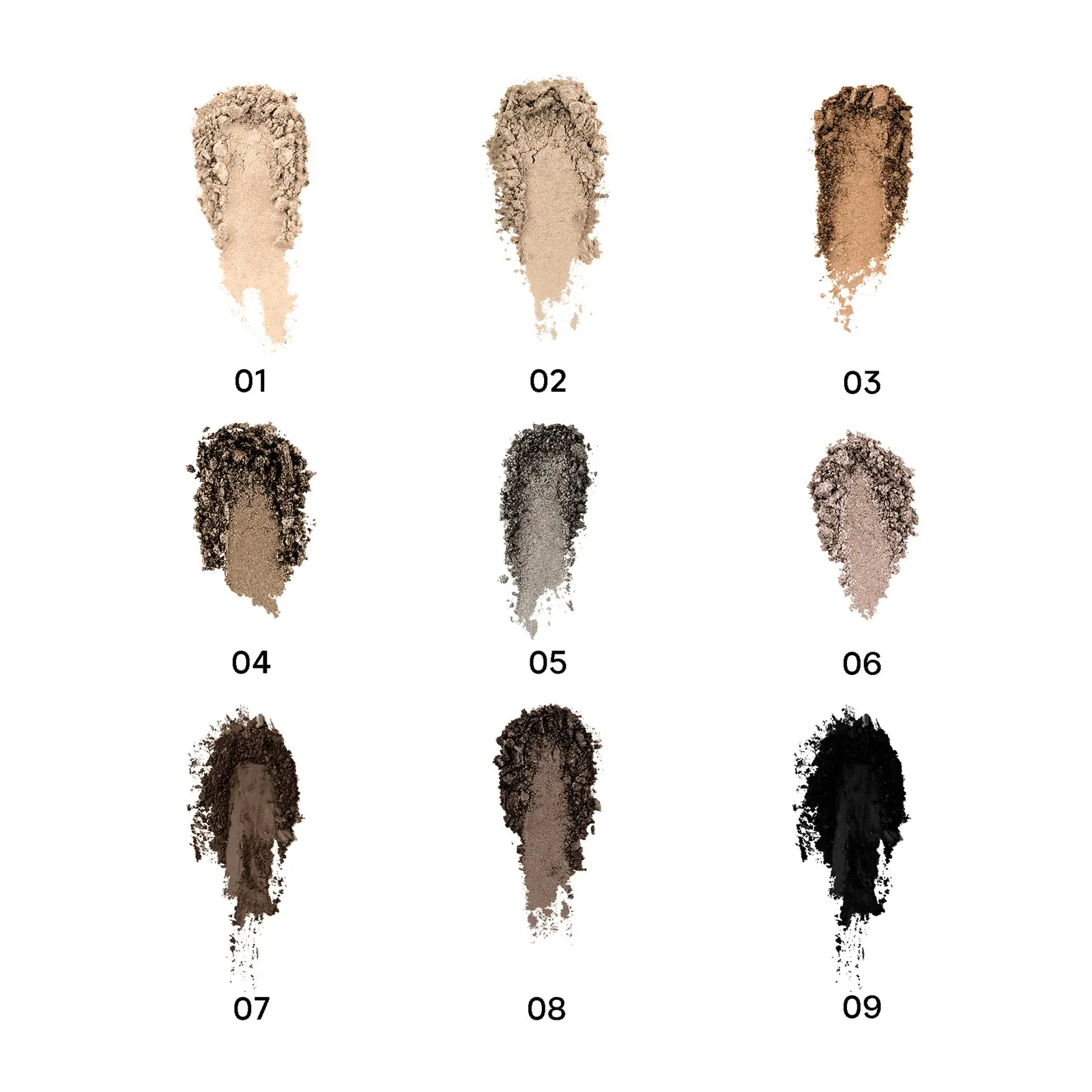 Палетка теней для век Divage Easy Nude smokey
