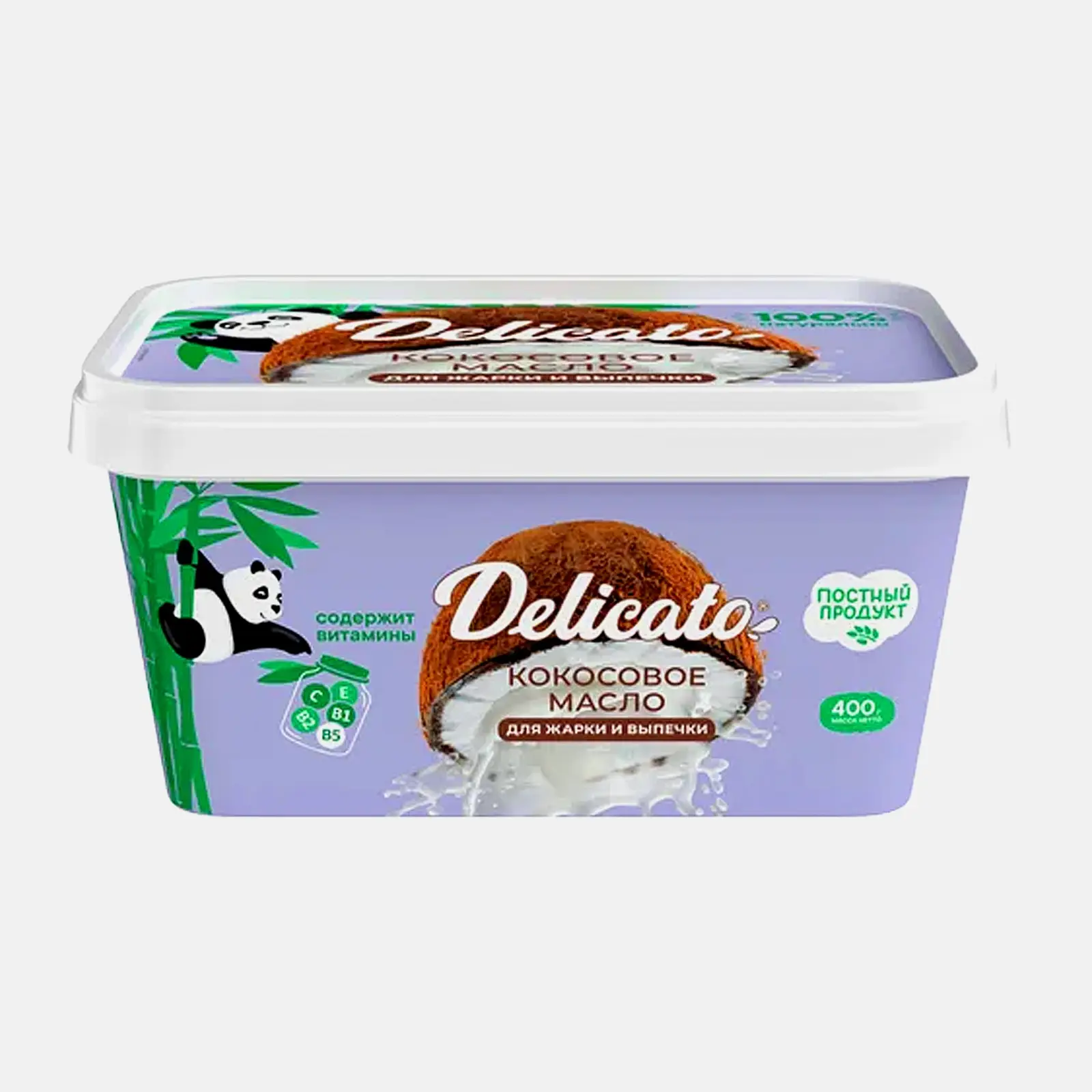 Масло кокосовое Delicato 400г