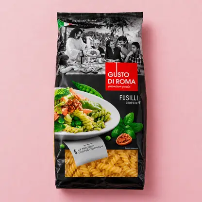 Макароны Gusto Di Roma Fusilli Спирали 450г