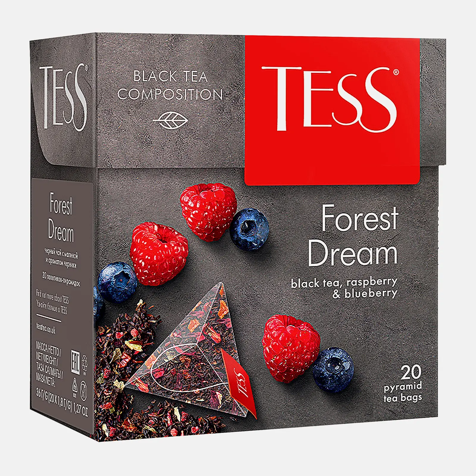 Чай черный Tess Forest Dream 20пир