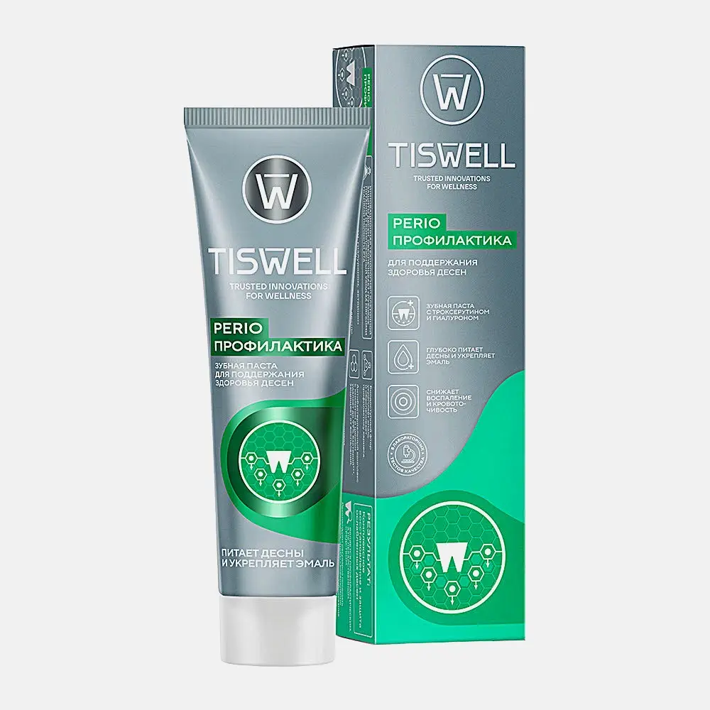 Зубная паста Tiswell Perio Профилактика для поддержания здоровья десен 110г