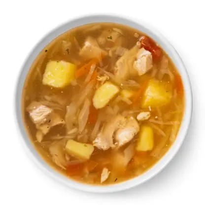 Изображение товара Щи из свежей капусты с курицей 250г