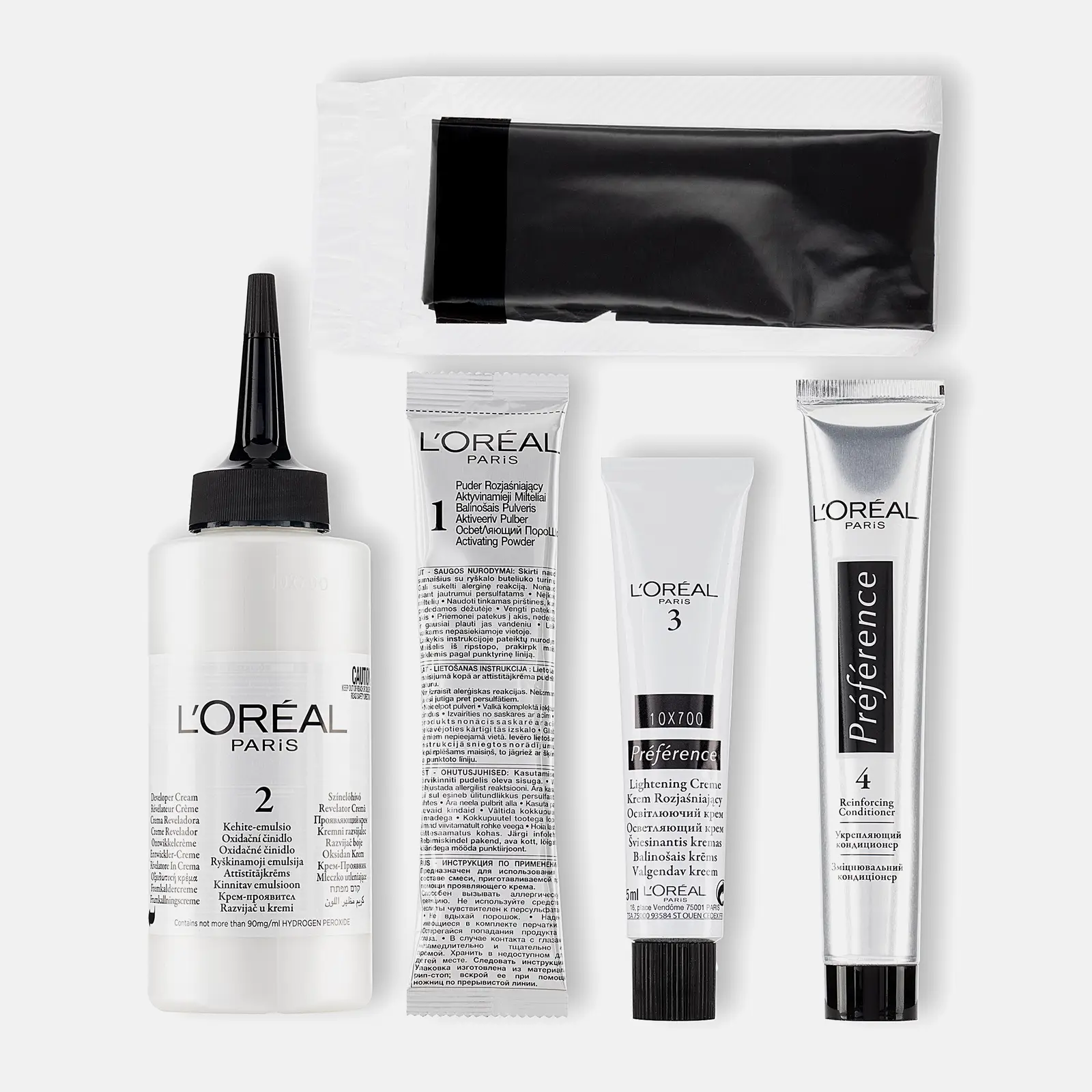 Осветлитель для волос L’Oréal Paris Préférence осветление до 9 тонов Ультра-платиновый блонд