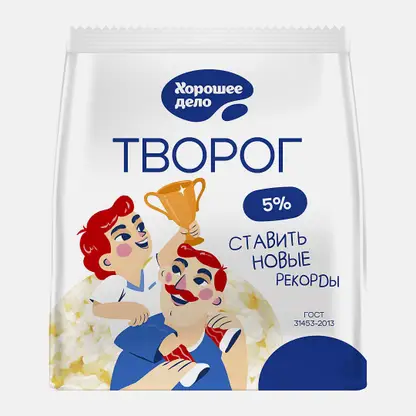Творог Хорошее дело 5% 300г