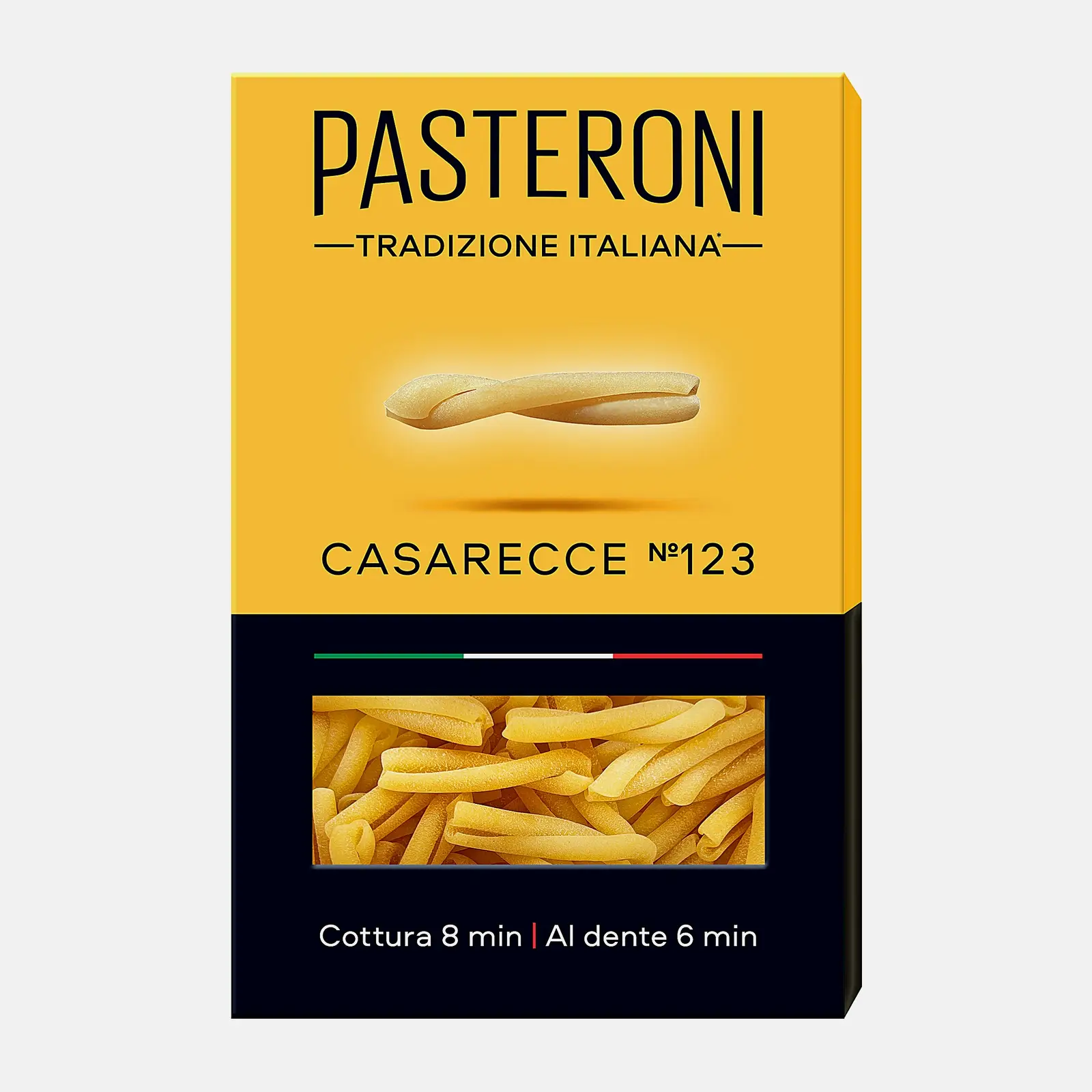 Изображение товара Макароны Pasteroni Казаречче №123 400 г высокой качества из твердой пшеницы