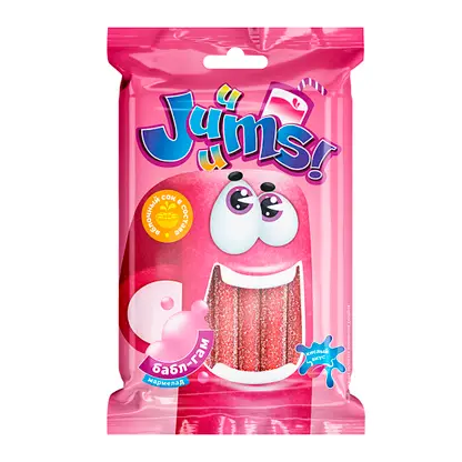 Изображение товара Мармелад Juuums карандаш кислый вкус бабл-гам 70г