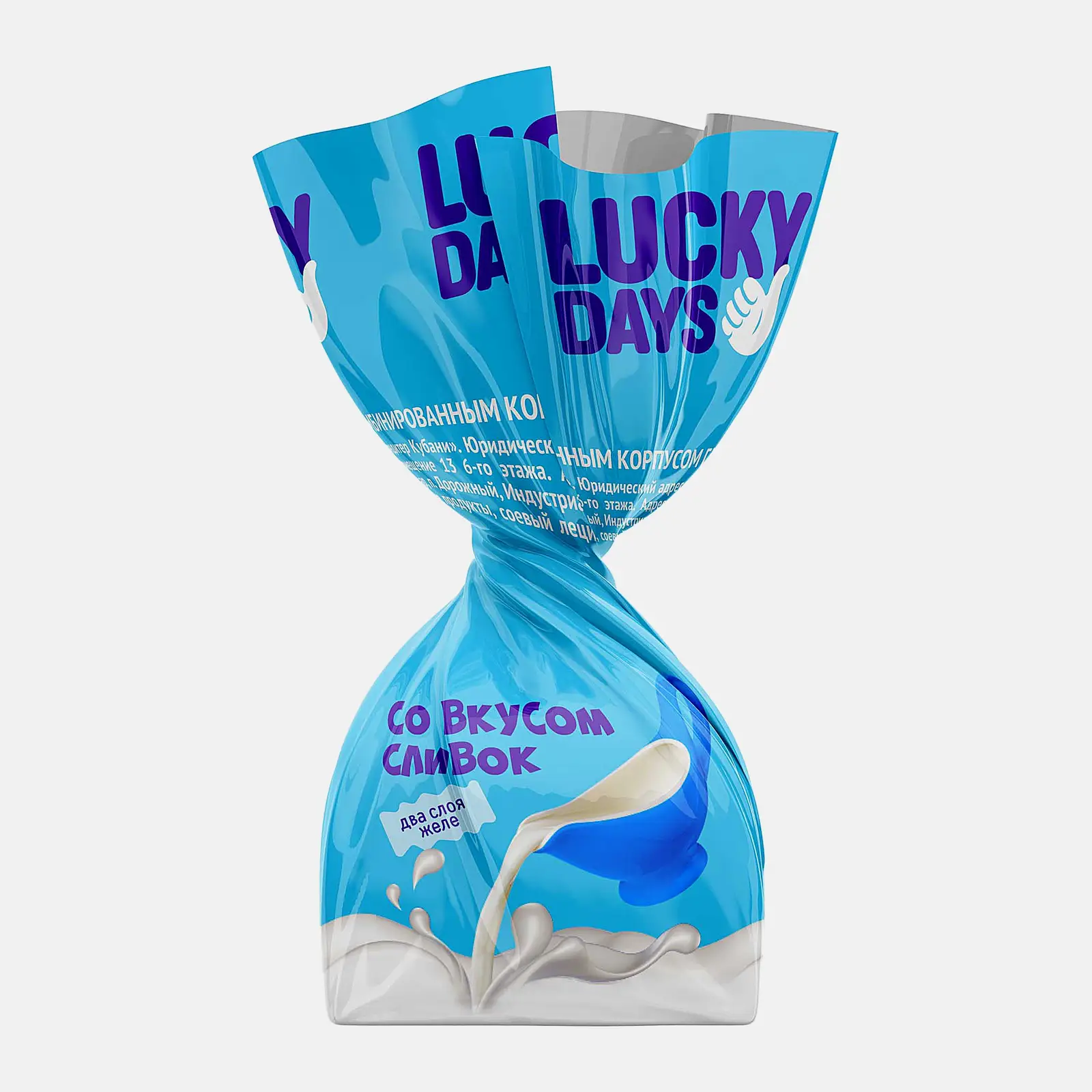 Изображение товара Конфеты Lucky Days глазированные со сливочным вкусом 0.30 кг